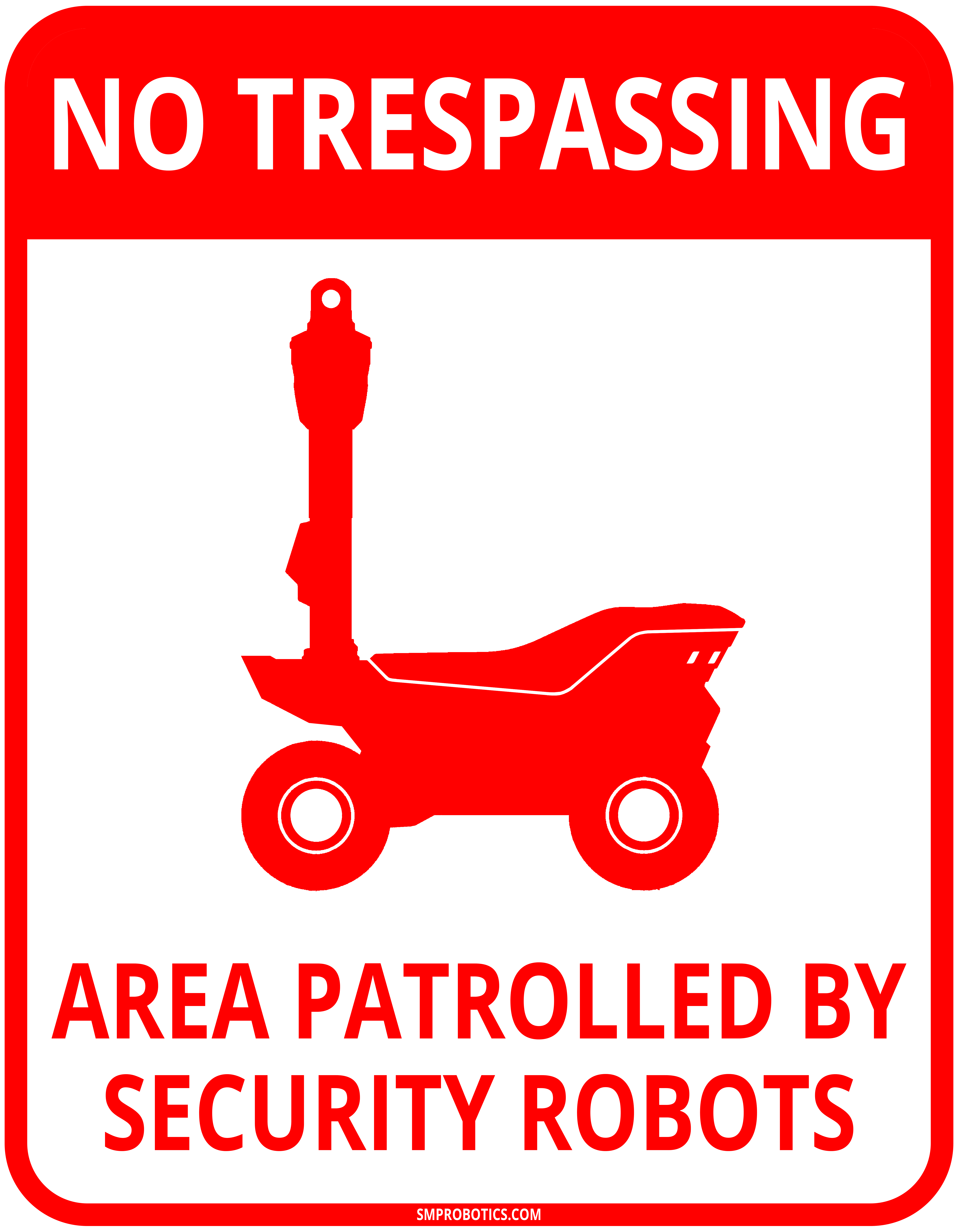 Service of security robots SMP Service of security robots SMP